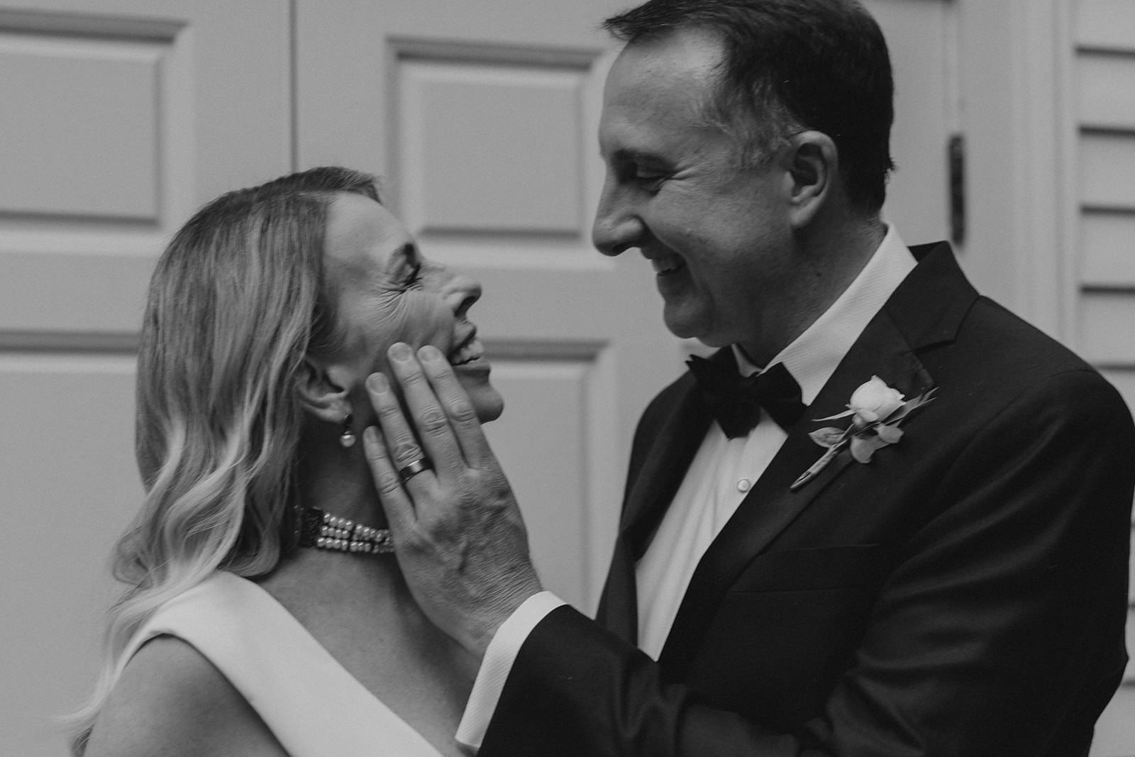 An intimate wedding at the Morris Estate